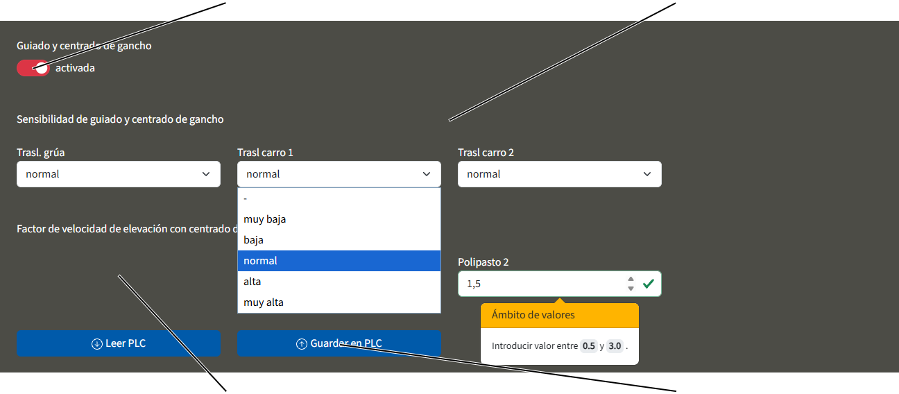 U:\Allgemein\Produkthandbücher\User Interfaces\Screenshots - KranOS\DE\Hakenführung - Werte einstellen.png