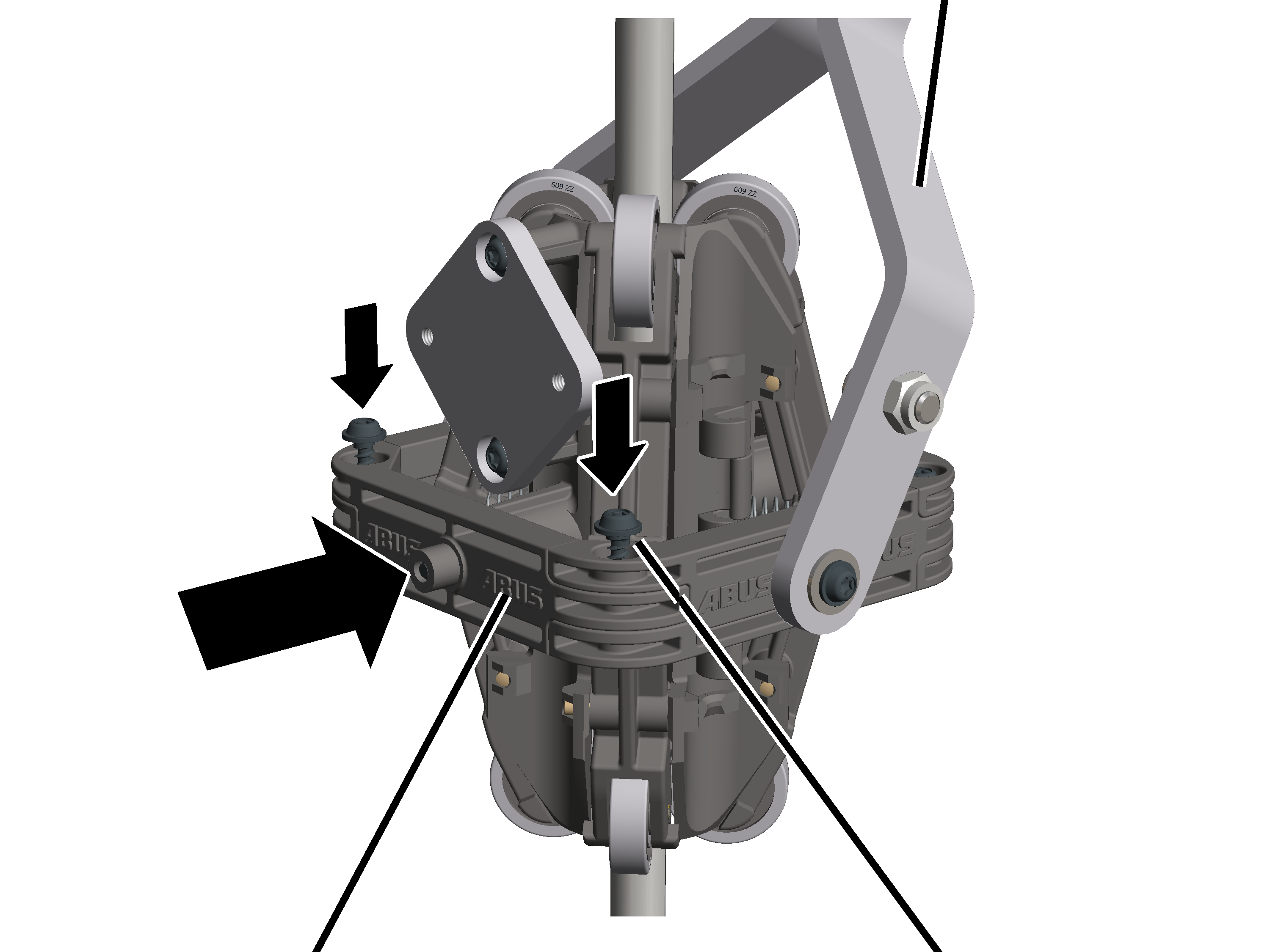 U:\Allgemein\Produkthandbücher\Produkthandbücher Fotos\ABUControl\Seilwinkelsensor\Seilwinkelsensor Seilzug D\GM5000 4-2\Halbkreisträger dran.png