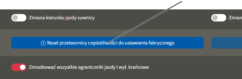 U:\Allgemein\Produkthandbücher\User Interfaces\Screenshots - KranOS\DE\Frequenzumrichter auf Werkseinstellung.png
