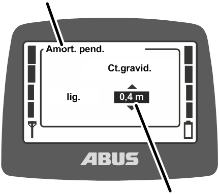 U:\Allgemein\Produkthandbücher\Produkthandbücher Fotos\ABURemote Meisterschalter\Ohne Sender (mit Displaytexten)\trans_de\Pendeldämf einstellen.png