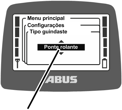 U:\Allgemein\Produkthandbücher\Produkthandbücher Fotos\ABURemote Meisterschalter\Ohne Sender (mit Displaytexten)\trans_de\Krantyp einstellen.png