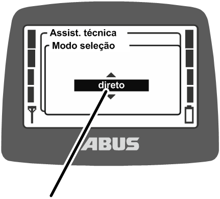 U:\Allgemein\Produkthandbücher\Produkthandbücher Fotos\ABURemote Meisterschalter\Ohne Sender (mit Displaytexten)\trans_de\Wahl-Modus einstellen.png