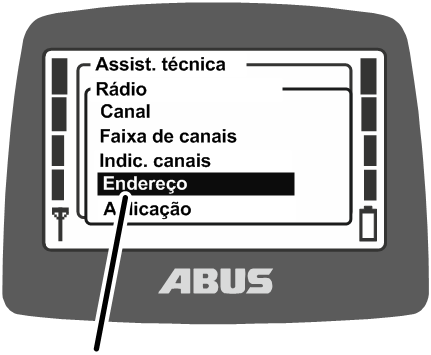 U:\Allgemein\Produkthandbücher\Produkthandbücher Fotos\ABURemote Meisterschalter\Ohne Sender (mit Displaytexten)\trans_de\Menü Adresse.png