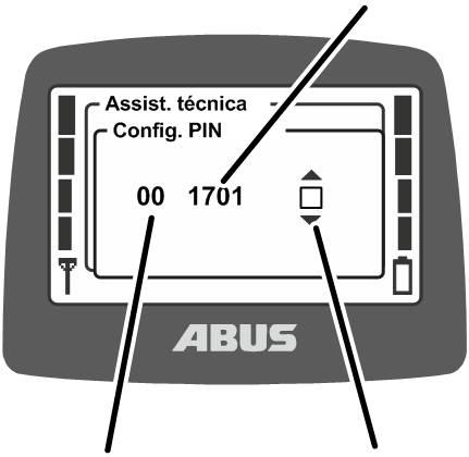 U:\Allgemein\Produkthandbücher\Produkthandbücher Fotos\ABURemote Meisterschalter\Ohne Sender (mit Displaytexten)\trans_de\Benutzer-Pin einstellen.png