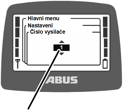 U:\Allgemein\Produkthandbücher\Produkthandbücher Fotos\ABURemote Meisterschalter\Ohne Sender (mit Displaytexten)\trans_de\sendernummer einstellen.png