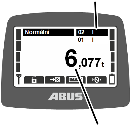 U:\Allgemein\Produkthandbücher\Produkthandbücher Fotos\ABURemote Meisterschalter\Ohne Sender (mit Displaytexten)\trans_de\Kranwahl Erster Kran.png