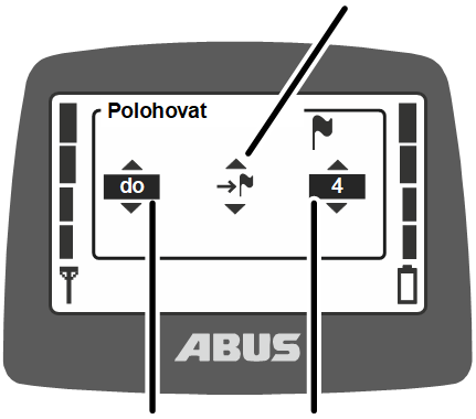 U:\Allgemein\Produkthandbücher\Produkthandbücher Fotos\ABURemote Meisterschalter\Ohne Sender (mit Displaytexten)\trans_de\Positionieren LIN an.png