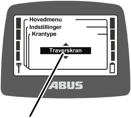 U:\Allgemein\Produkthandbücher\Produkthandbücher Fotos\ABURemote Meisterschalter\Ohne Sender (mit Displaytexten)\trans_de\Krantyp einstellen.png