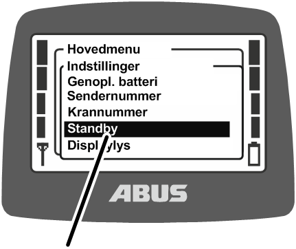 U:\Allgemein\Produkthandbücher\Produkthandbücher Fotos\ABURemote Meisterschalter\Ohne Sender (mit Displaytexten)\trans_de\Menü Standby.png