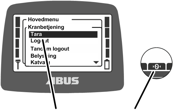 U:\Allgemein\Produkthandbücher\Produkthandbücher Fotos\ABURemote Meisterschalter\Ohne Sender (mit Displaytexten)\trans_de\Funktionen Tara.png