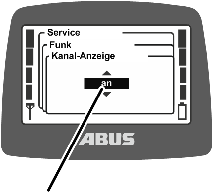 U:\Allgemein\Produkthandbücher\Produkthandbücher Fotos\ABURemote Meisterschalter\Ohne Sender (mit Displaytexten)\trans_de\Kanalanzeige einstellen.png