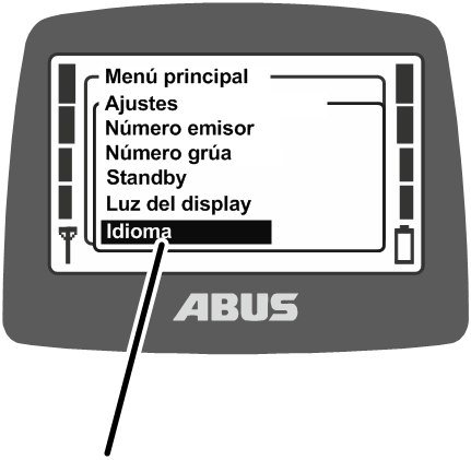 U:\Allgemein\Produkthandbücher\Produkthandbücher Fotos\ABURemote Meisterschalter\Ohne Sender (mit Displaytexten)\trans_de\Menü Sprache.png