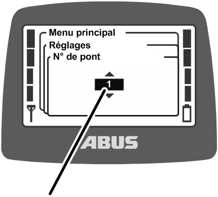 U:\Allgemein\Produkthandbücher\Produkthandbücher Fotos\ABURemote Meisterschalter\Ohne Sender (mit Displaytexten)\trans_de\Krannummer einstellen.png