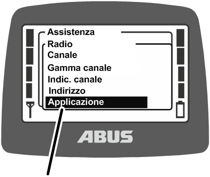 U:\Allgemein\Produkthandbücher\Produkthandbücher Fotos\ABURemote Meisterschalter\Ohne Sender (mit Displaytexten)\trans_it\Menü Applikation.png