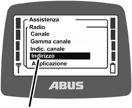 U:\Allgemein\Produkthandbücher\Produkthandbücher Fotos\ABURemote Meisterschalter\Ohne Sender (mit Displaytexten)\trans_de\Menü Adresse.png