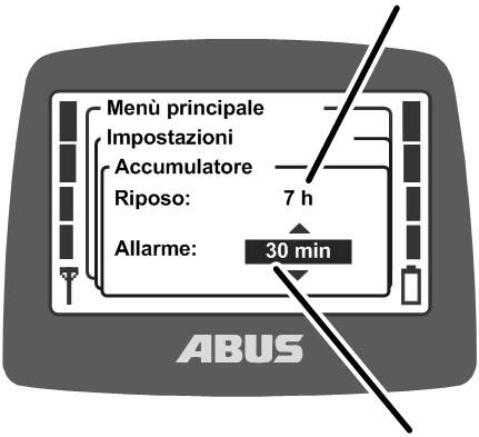 U:\Allgemein\Produkthandbücher\Produkthandbücher Fotos\ABURemote Meisterschalter\Ohne Sender (mit Displaytexten)\trans_de\Alarm einstellen.png