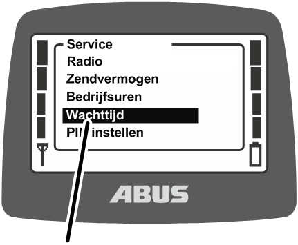 U:\Allgemein\Produkthandbücher\Produkthandbücher Fotos\ABURemote Meisterschalter\Ohne Sender (mit Displaytexten)\trans_de\Menü Wartezeit.png