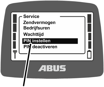 U:\Allgemein\Produkthandbücher\Produkthandbücher Fotos\ABURemote Meisterschalter\Ohne Sender (mit Displaytexten)\trans_de\Menü PIN einstellen.png