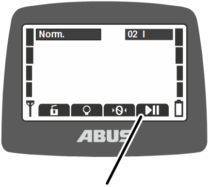 U:\Allgemein\Produkthandbücher\Produkthandbücher Fotos\ABURemote Meisterschalter\Ohne Sender (mit Displaytexten)\trans_de\Hakenführung einschalten.png