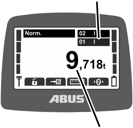 U:\Allgemein\Produkthandbücher\Produkthandbücher Fotos\ABURemote Meisterschalter\Ohne Sender (mit Displaytexten)\trans_de\Kranwahl Beide Krane.png