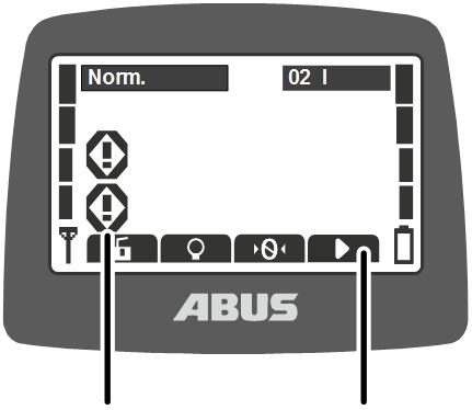 U:\Allgemein\Produkthandbücher\Produkthandbücher Fotos\ABURemote Meisterschalter\Ohne Sender (mit Displaytexten)\trans_de\Hakenführung aktiv.png