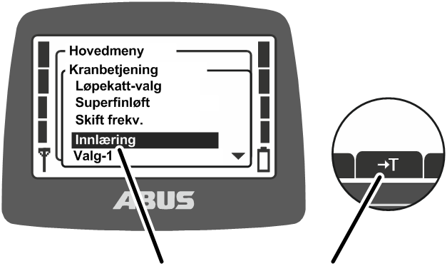 U:\Allgemein\Produkthandbücher\Produkthandbücher Fotos\ABURemote Meisterschalter\Ohne Sender (mit Displaytexten)\trans_de\Funktionen Teach.png