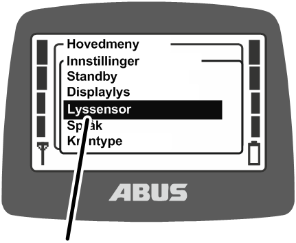 U:\Allgemein\Produkthandbücher\Produkthandbücher Fotos\ABURemote Meisterschalter\Ohne Sender (mit Displaytexten)\trans_de\Menü Licht-Sensor.png