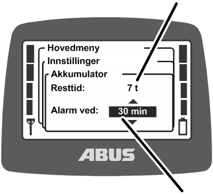 U:\Allgemein\Produkthandbücher\Produkthandbücher Fotos\ABURemote Meisterschalter\Ohne Sender (mit Displaytexten)\trans_de\Alarm einstellen.png