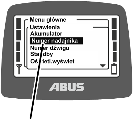 U:\Allgemein\Produkthandbücher\Produkthandbücher Fotos\ABURemote Meisterschalter\Ohne Sender (mit Displaytexten)\trans_de\Menü Sendernummer.png