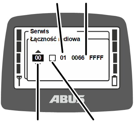 U:\Allgemein\Produkthandbücher\Produkthandbücher Fotos\ABURemote Meisterschalter\Ohne Sender (mit Displaytexten)\trans_de\Adressen Multi-User einstellen.png