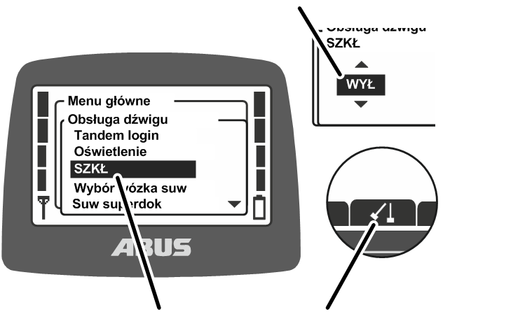 U:\Allgemein\Produkthandbücher\Produkthandbücher Fotos\ABURemote Meisterschalter\Ohne Sender (mit Displaytexten)\trans_de\Funktionen Pendeldämpfaus.png