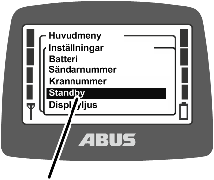 U:\Allgemein\Produkthandbücher\Produkthandbücher Fotos\ABURemote Meisterschalter\Ohne Sender (mit Displaytexten)\trans_de\Menü Standby.png