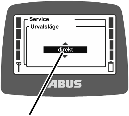 U:\Allgemein\Produkthandbücher\Produkthandbücher Fotos\ABURemote Meisterschalter\Ohne Sender (mit Displaytexten)\trans_de\Wahl-Modus einstellen.png