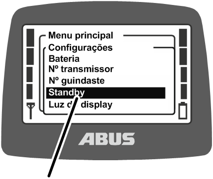 U:\Allgemein\Produkthandbücher\Produkthandbücher Fotos\ABURemote Meisterschalter\Ohne Sender (mit Displaytexten)\trans_de\Menü Standby.png