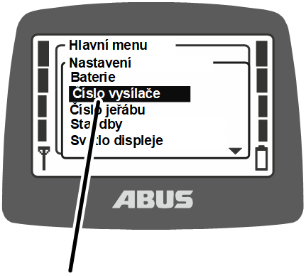 U:\Allgemein\Produkthandbücher\Produkthandbücher Fotos\ABURemote Meisterschalter\Ohne Sender (mit Displaytexten)\trans_de\Menü Sendernummer.png