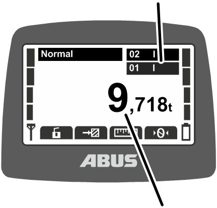 U:\Allgemein\Produkthandbücher\Produkthandbücher Fotos\ABURemote Meisterschalter\Ohne Sender (mit Displaytexten)\trans_de\Kranwahl Beide Krane.png