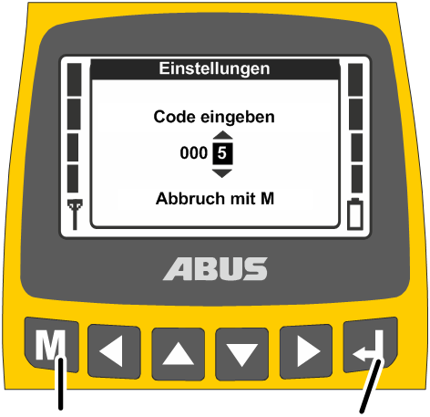 U:\Allgemein\Produkthandbücher\Produkthandbücher Fotos\ABURemote Handsender\Handsender (mit Displaytexten)\trans_de\Code OK.png