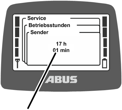 U:\Allgemein\Produkthandbücher\Produkthandbücher Fotos\ABURemote Meisterschalter\Ohne Sender (mit Displaytexten)\trans_de\Betriebsstunden bestaunen.png