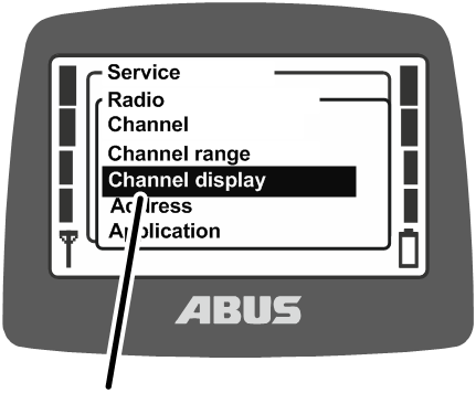 U:\Allgemein\Produkthandbücher\Produkthandbücher Fotos\ABURemote Meisterschalter\Ohne Sender (mit Displaytexten)\trans_de\Menü Kanal-Anzeige.png