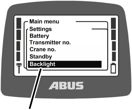 U:\Allgemein\Produkthandbücher\Produkthandbücher Fotos\ABURemote Meisterschalter\Ohne Sender (mit Displaytexten)\trans_de\Menü Display-Licht.png