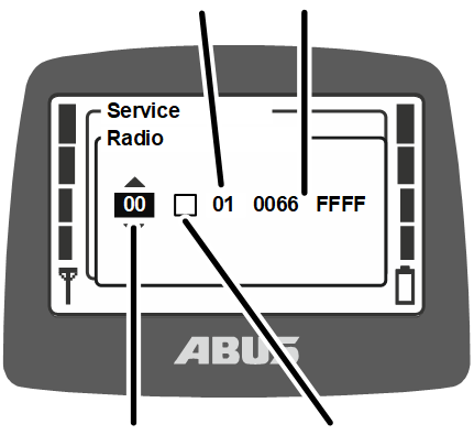 U:\Allgemein\Produkthandbücher\Produkthandbücher Fotos\ABURemote Meisterschalter\Ohne Sender (mit Displaytexten)\trans_de\Adressen Multi-User einstellen.png