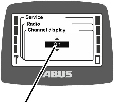 U:\Allgemein\Produkthandbücher\Produkthandbücher Fotos\ABURemote Meisterschalter\Ohne Sender (mit Displaytexten)\trans_de\Kanalanzeige einstellen.png