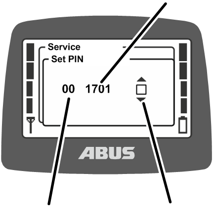U:\Allgemein\Produkthandbücher\Produkthandbücher Fotos\ABURemote Meisterschalter\Ohne Sender (mit Displaytexten)\trans_de\Benutzer-Pin einstellen.png