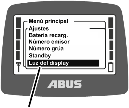 U:\Allgemein\Produkthandbücher\Produkthandbücher Fotos\ABURemote Meisterschalter\Ohne Sender (mit Displaytexten)\trans_de\Menü Display-Licht.png