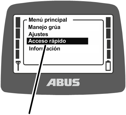 U:\Allgemein\Produkthandbücher\Produkthandbücher Fotos\ABURemote Meisterschalter\Ohne Sender (mit Displaytexten)\trans_de\Menü Schnellzugriff.png