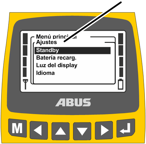 U:\Allgemein\Produkthandbücher\Produkthandbücher Fotos\ABURemote Handsender\Handsender (mit Displaytexten)\trans_de\Senderoptionen Menü.png