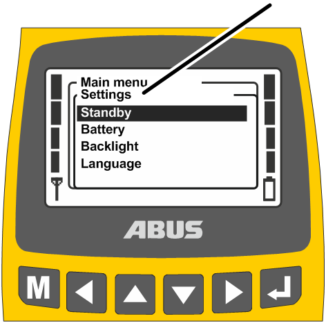 U:\Allgemein\Produkthandbücher\Produkthandbücher Fotos\ABURemote Handsender\Handsender (mit Displaytexten)\trans_de\Senderoptionen Menü.png
