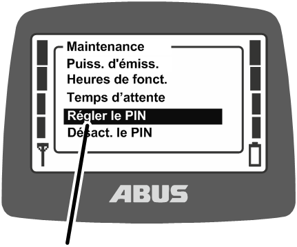 U:\Allgemein\Produkthandbücher\Produkthandbücher Fotos\ABURemote Meisterschalter\Ohne Sender (mit Displaytexten)\trans_de\Menü PIN einstellen.png