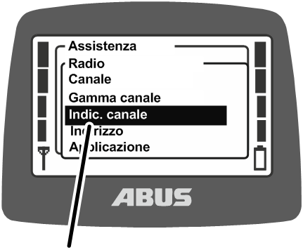 U:\Allgemein\Produkthandbücher\Produkthandbücher Fotos\ABURemote Meisterschalter\Ohne Sender (mit Displaytexten)\trans_de\Menü Kanal-Anzeige.png