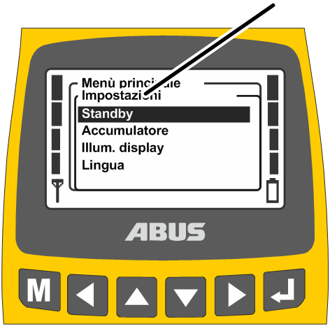 U:\Allgemein\Produkthandbücher\Produkthandbücher Fotos\ABURemote Handsender\Handsender (mit Displaytexten)\trans_de\Senderoptionen Menü.png